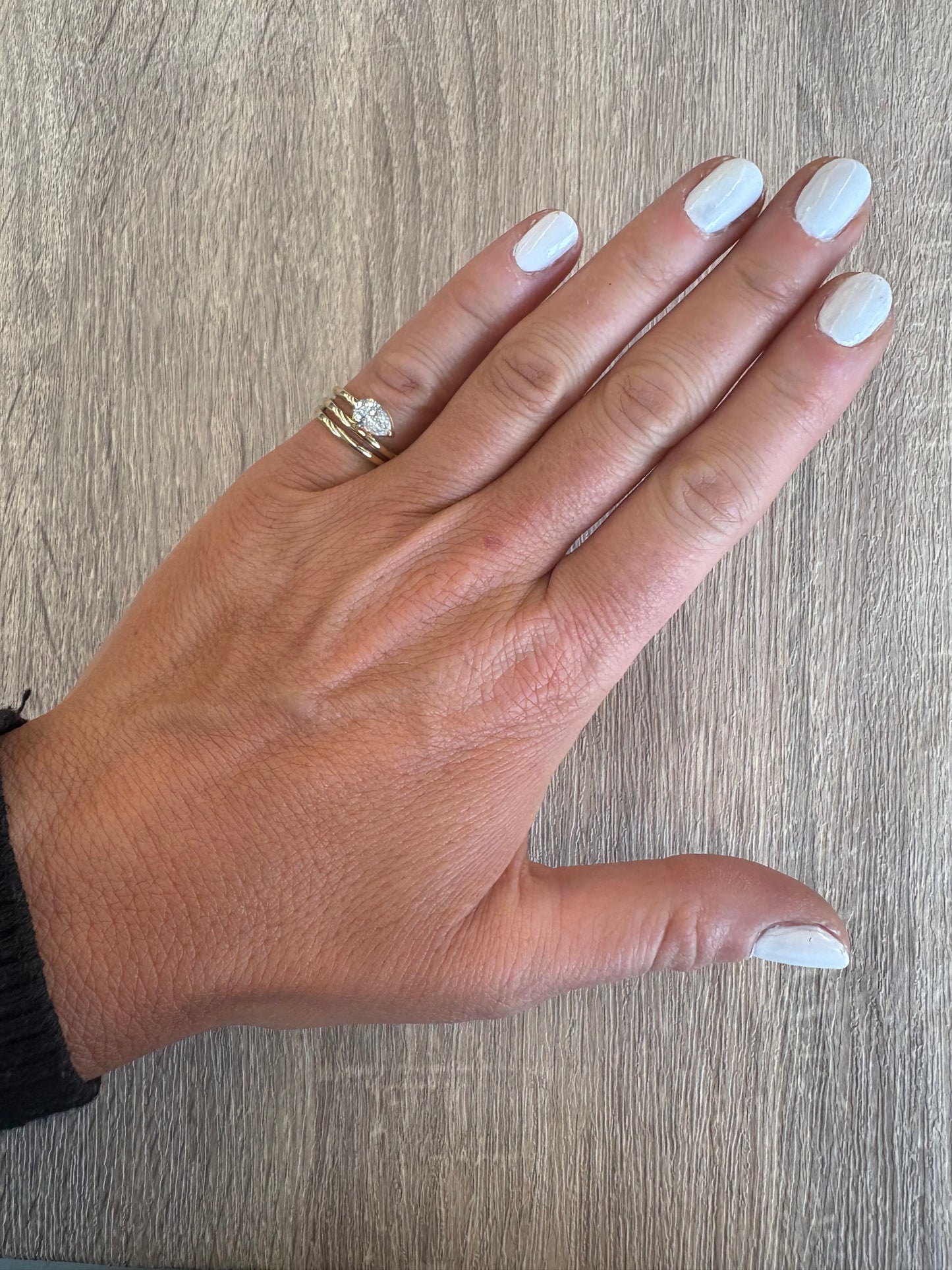 1 ct pear snake ring