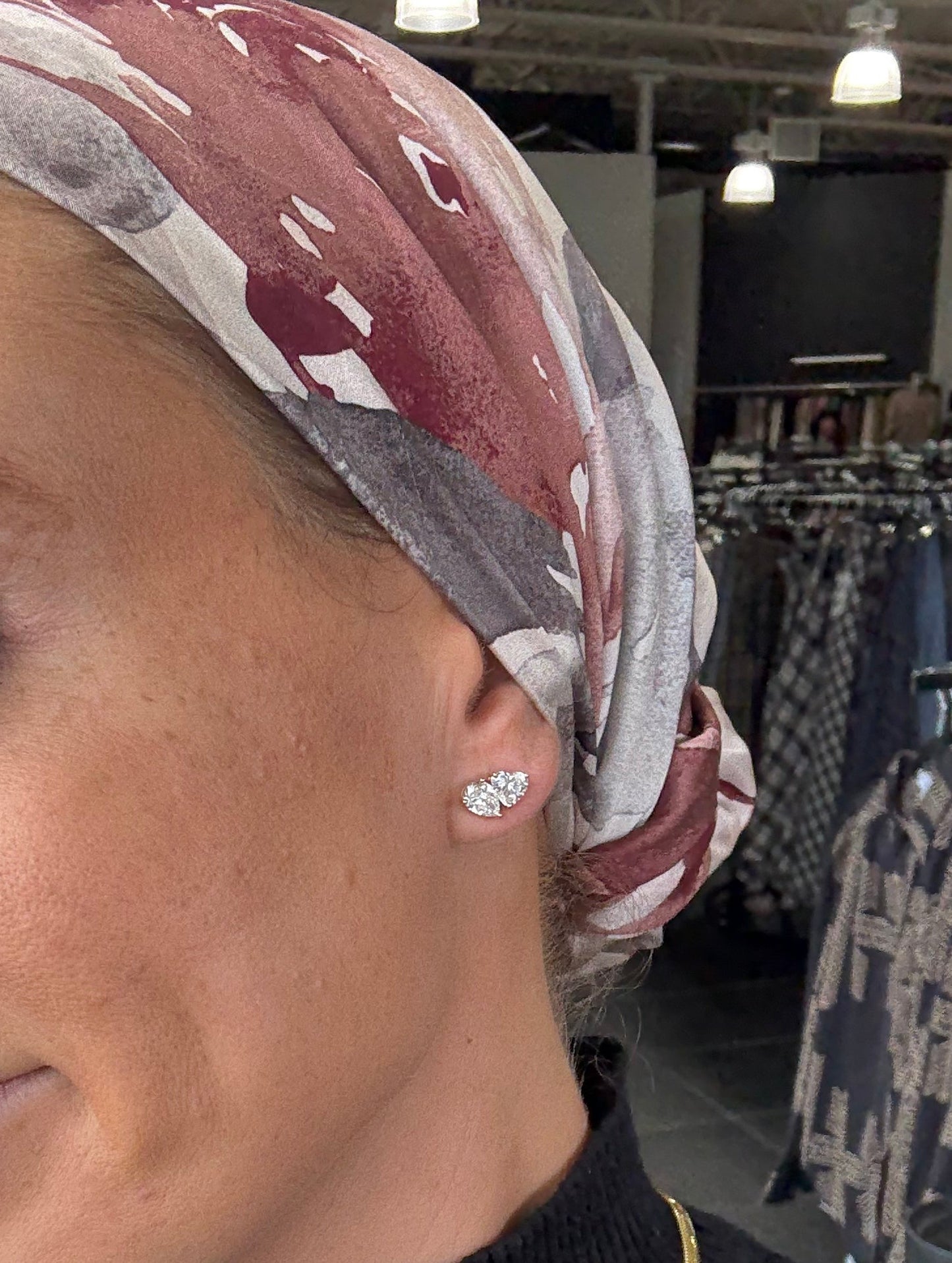 2.76 cttw Heart & Pear Yellow Gold Toi Et Moi Studs