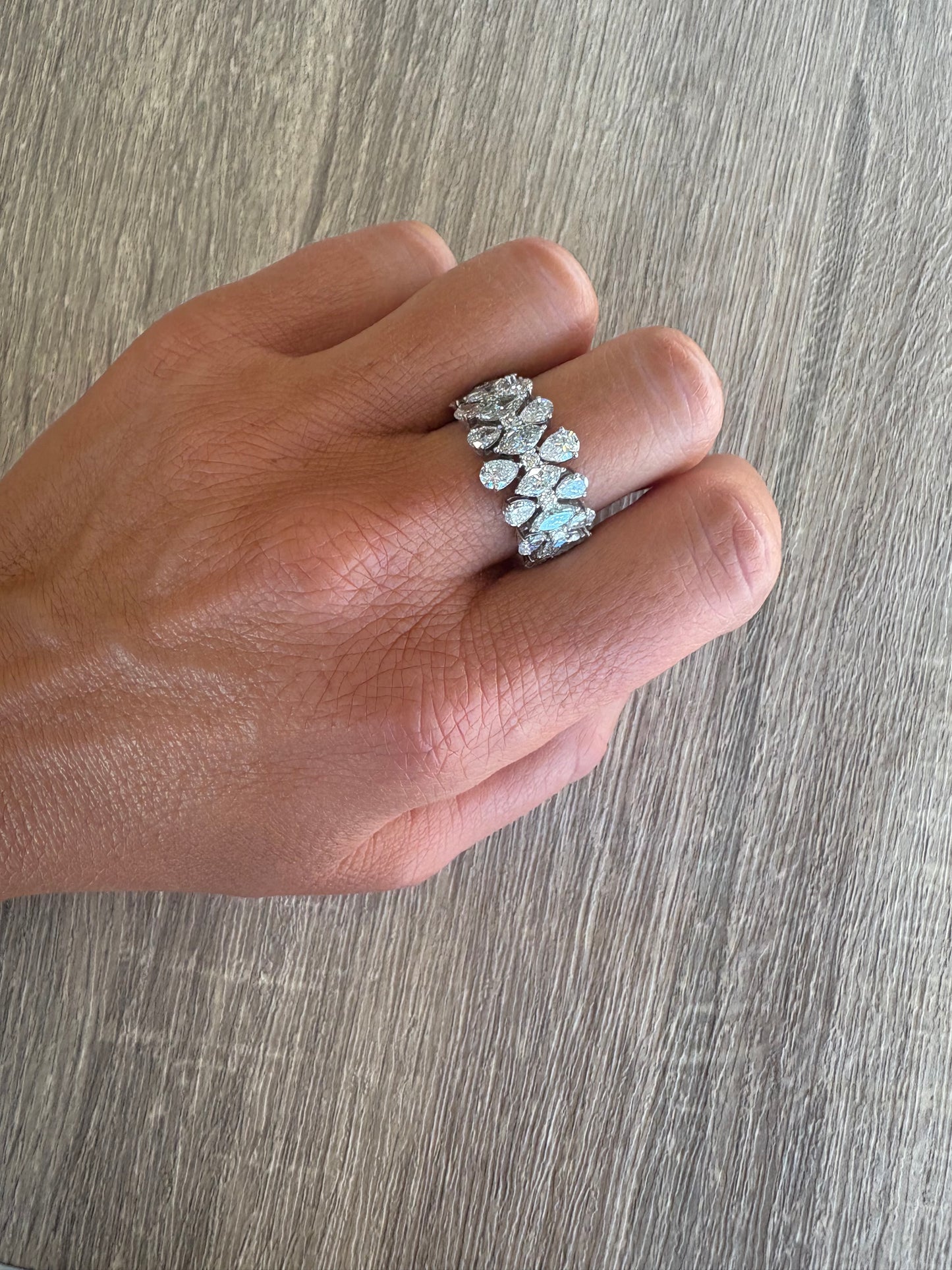 4 cttw multi shape cocktail ring