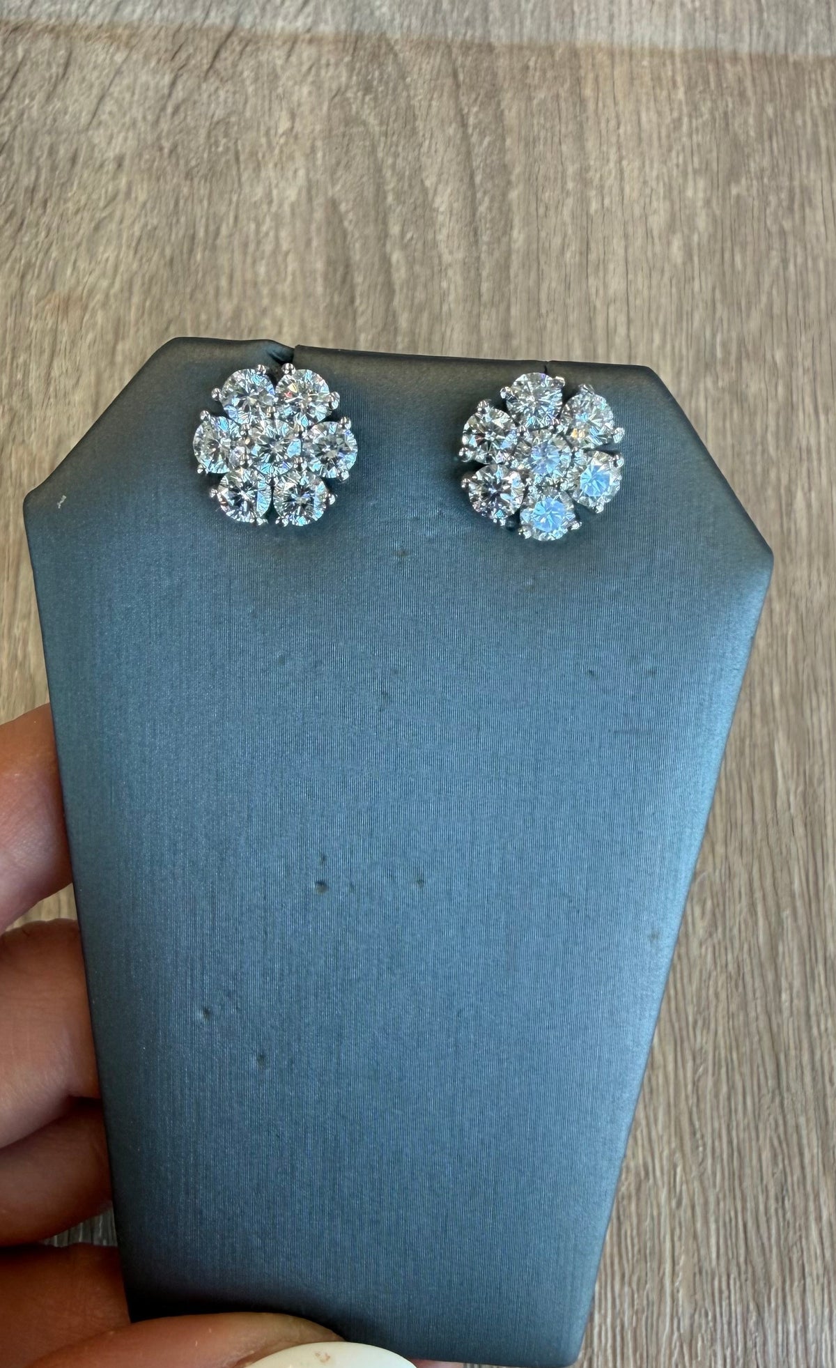 4.5 cttw flower studs