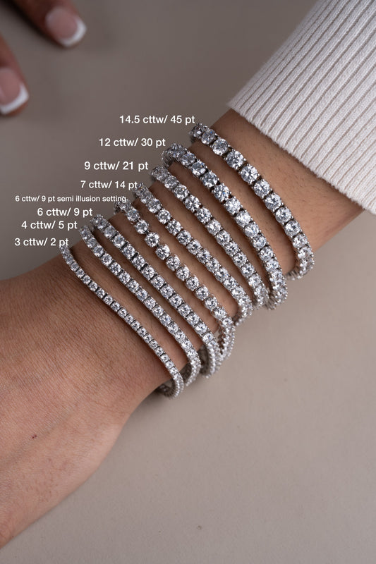 Classic 4 Prong Tennis Bracelet