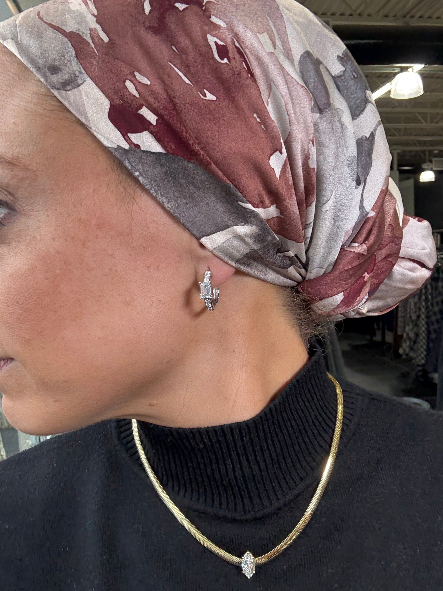 2.5 cttw Pave Hoops With Emerald