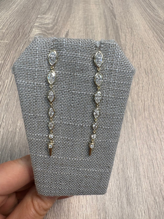 2.24 cttw Bezel Tennis Earrings