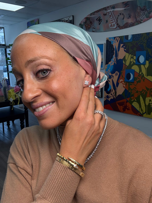 2.22 cttw 4 Stone Studs