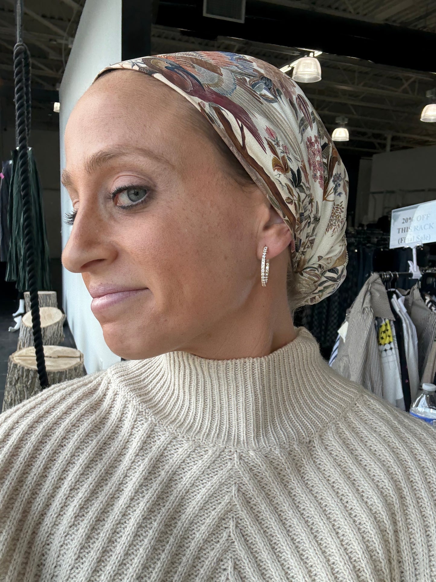 2 cttw Yellow Gold Inside Out Hoops