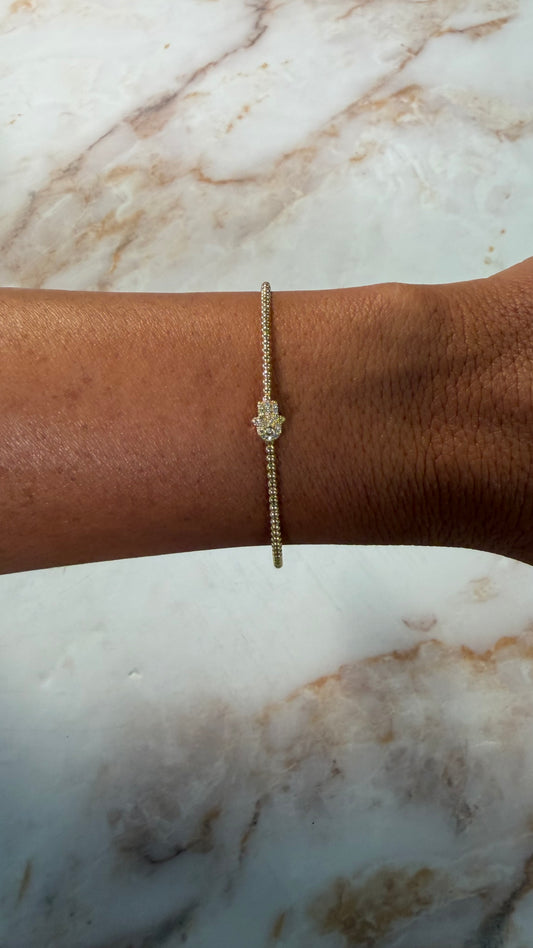 .10 cttw chamsa bangle