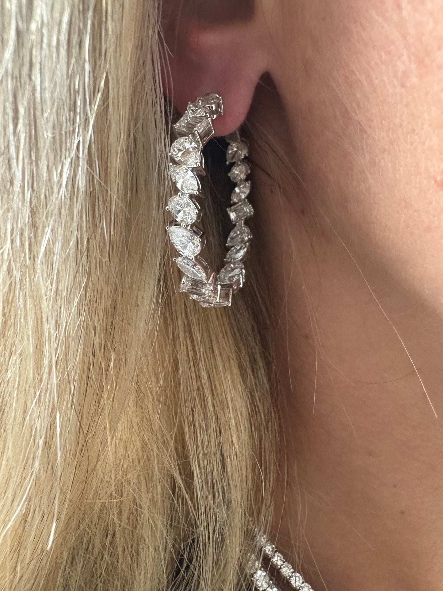 11.28 cttw Multi Shape Hoops