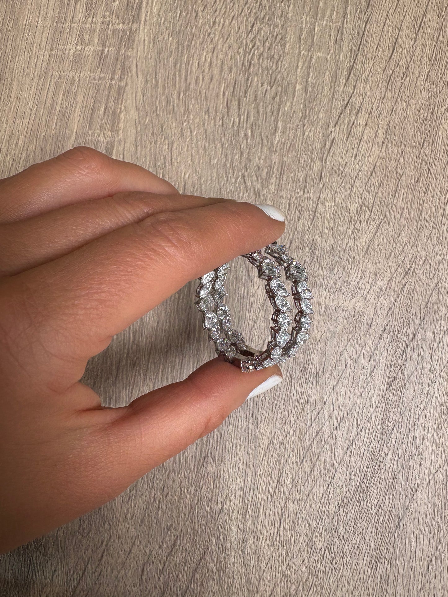 11.28 cttw Multi Shape Hoops