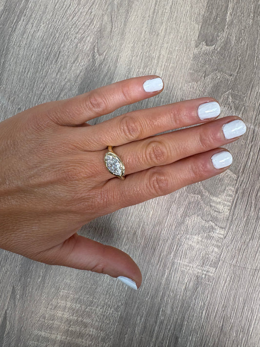 1.8 ct East West Bezel Marquis Ring