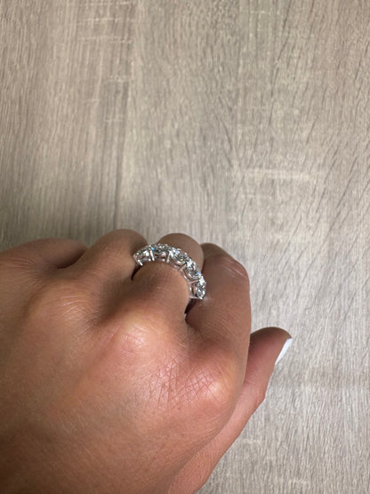 73 pt Round Halfway Eternity Band