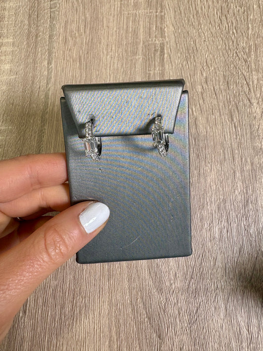 2.5 cttw Pave Hoops With Emerald