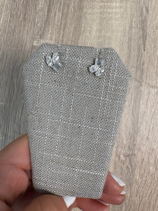 1.79 cttw Mixed Shape 3 Stone Studs