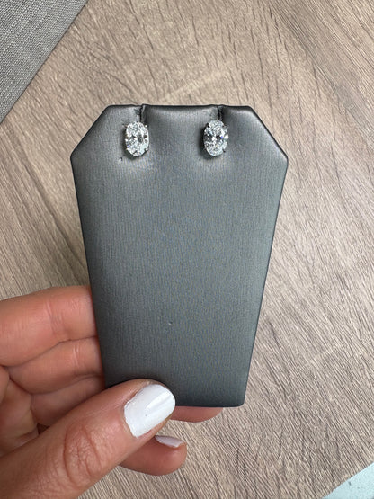 3.14 cttw Oval Studs