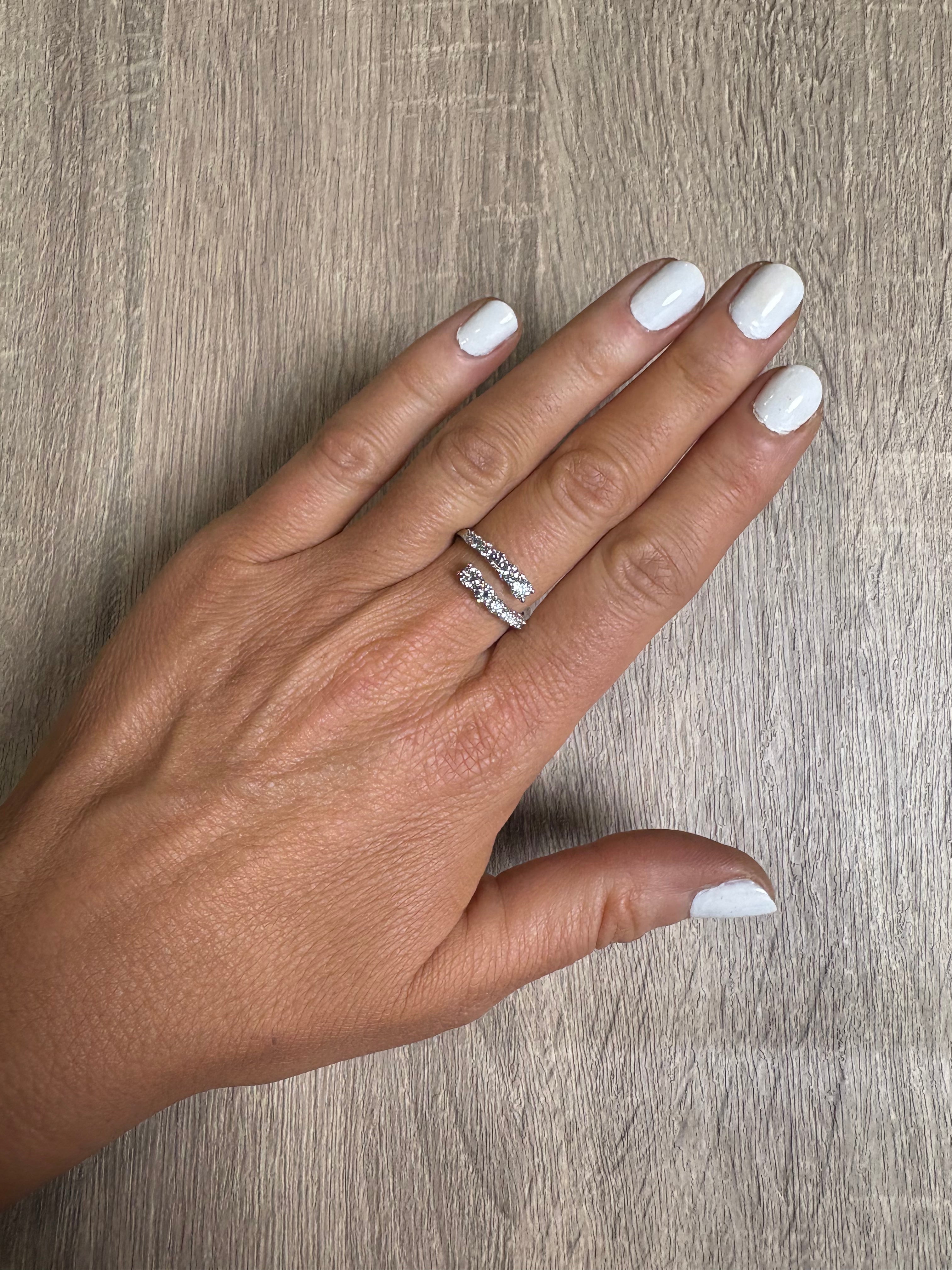 1 cttw Wrap Ring – The Diamond Lab