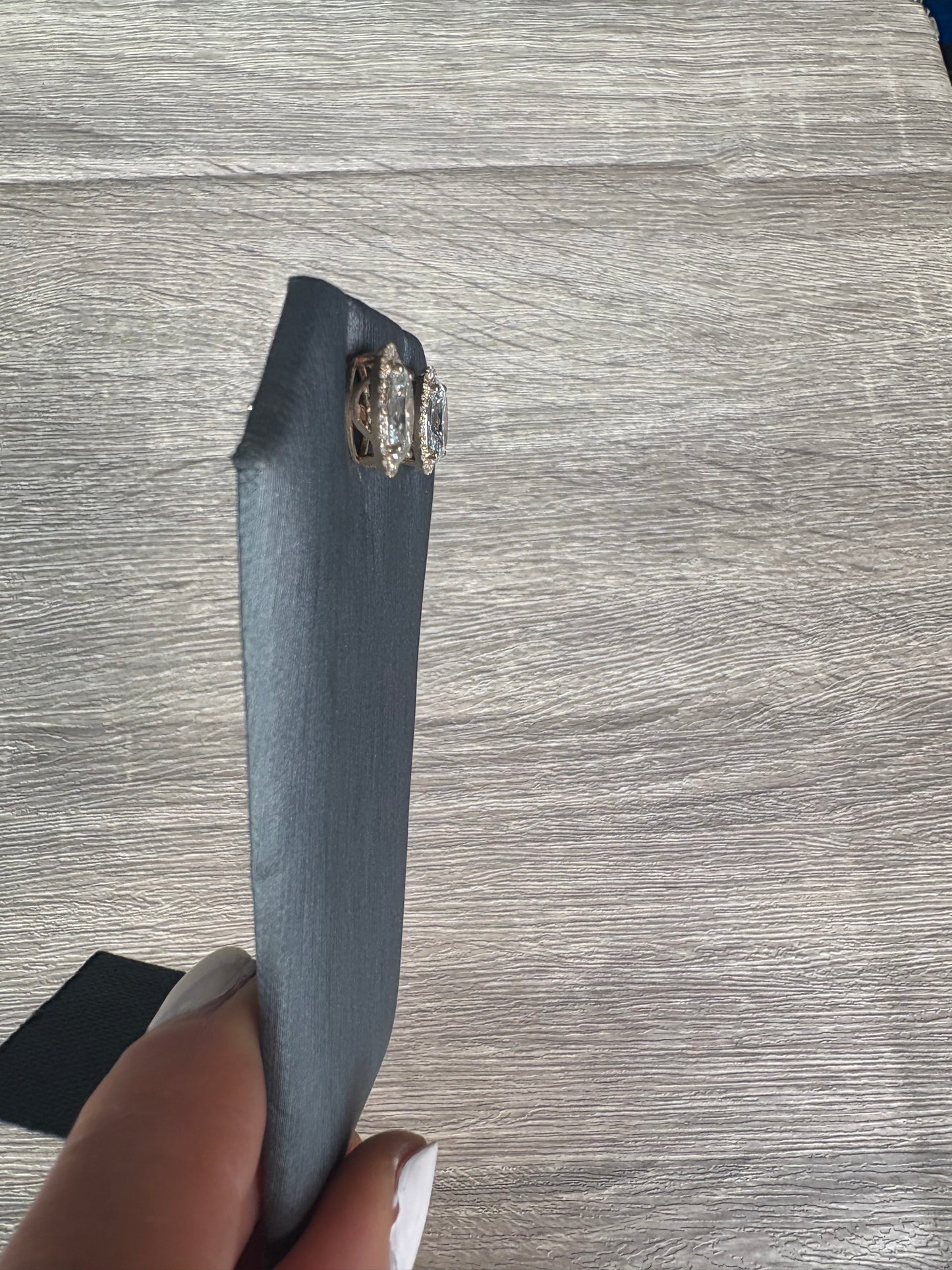 3.5 cttw Yellow Gold Oval Halo Studs