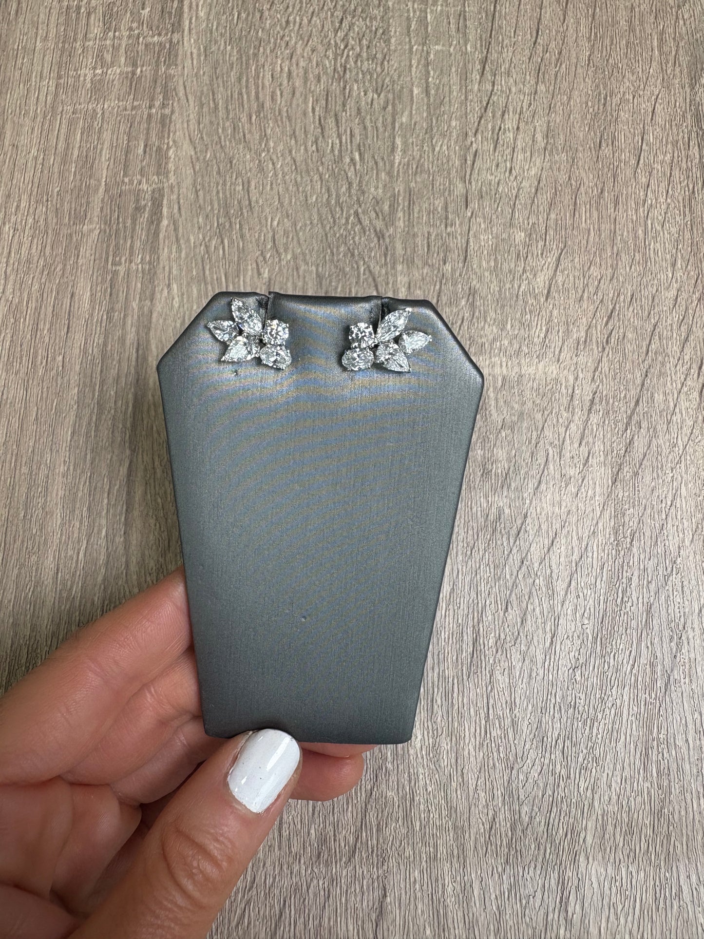 4.29 cttw Cluster Studs