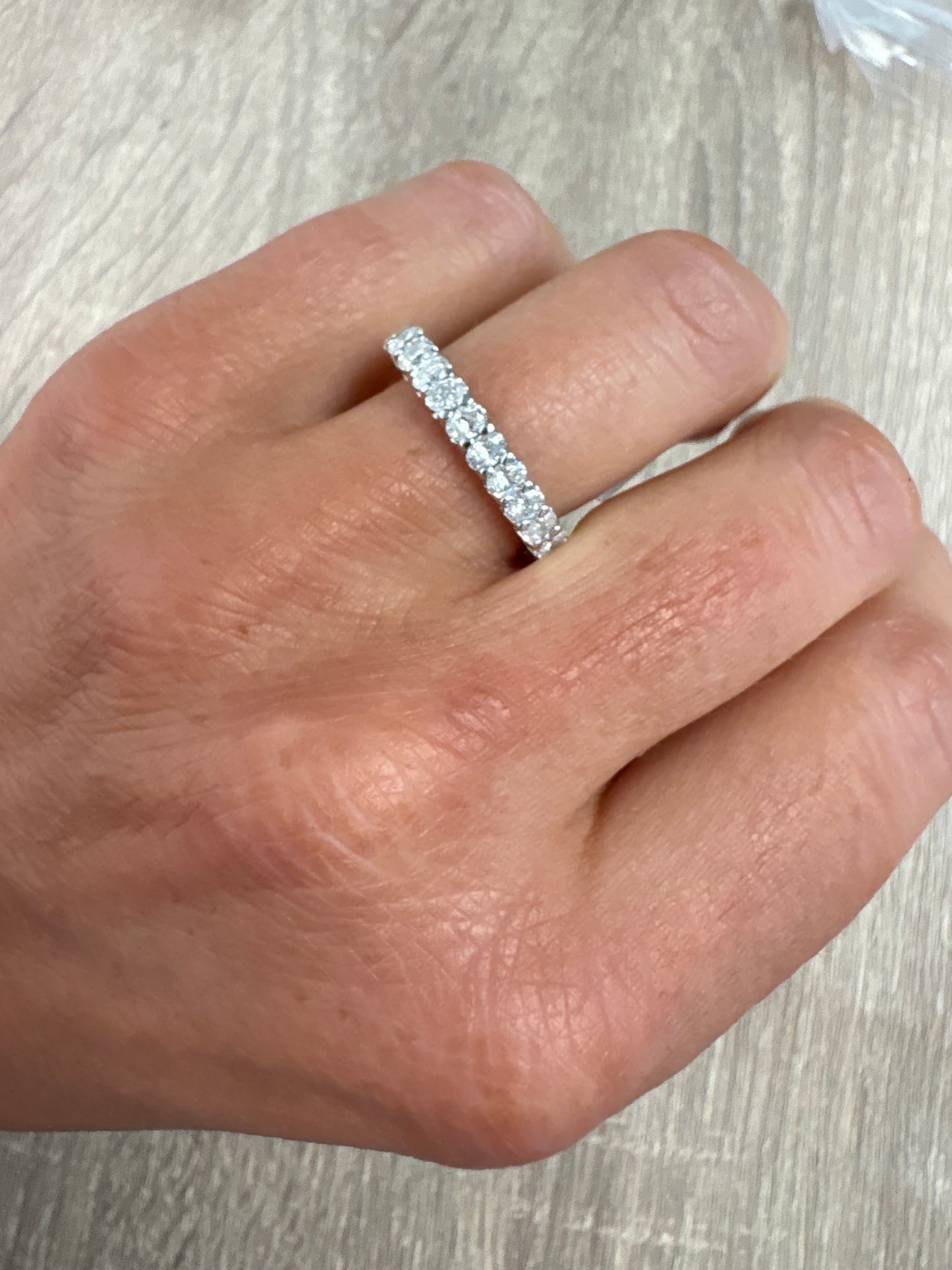 1.85 cttw oval eternity band