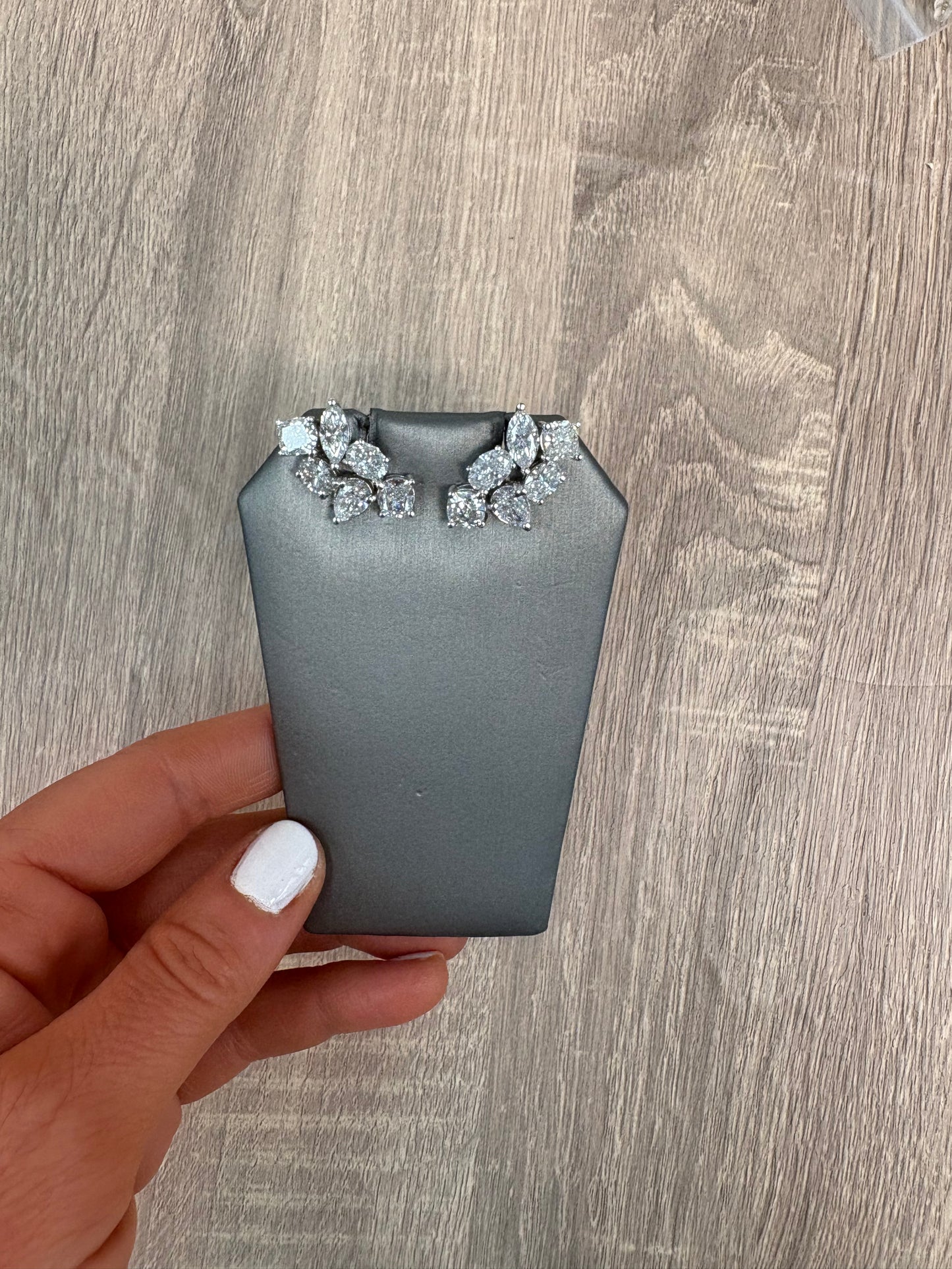 16 cttw Multi Shape Cluster Studs