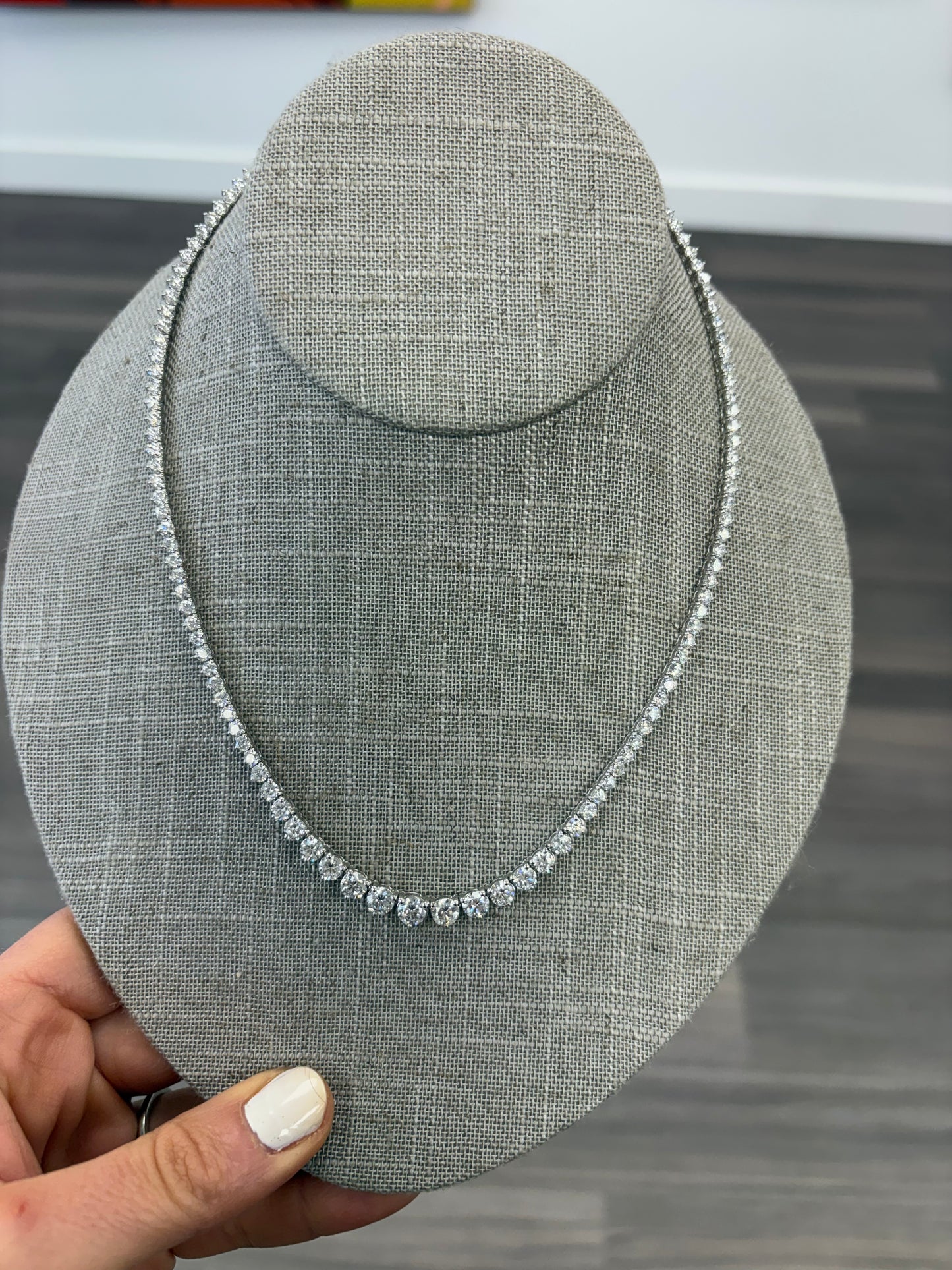 14 cttw 3 Prong Graduated Tennis