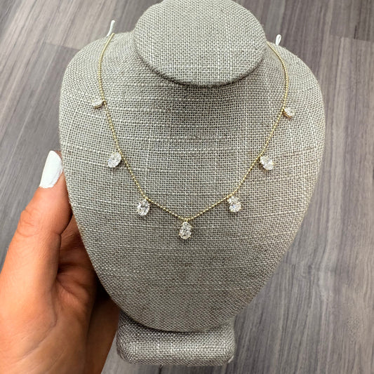 2.10 cttw Ball Chain With 7 Oval Stations