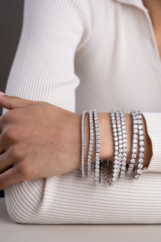 Classic 4 Prong Tennis Bracelet