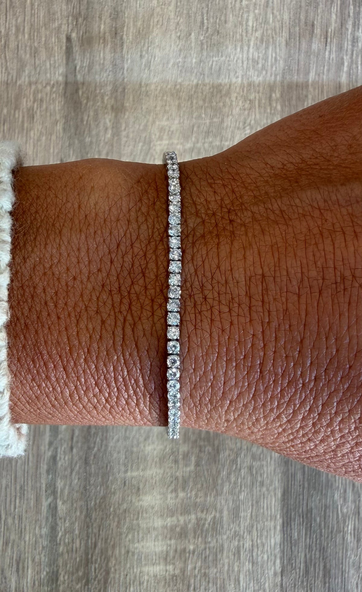 3.15 cttw round tennis bracelet