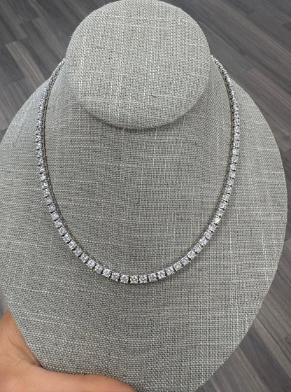 22.25 cttw 4 Prong Straight Tennis