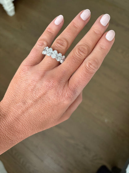 Oval Eternity Band