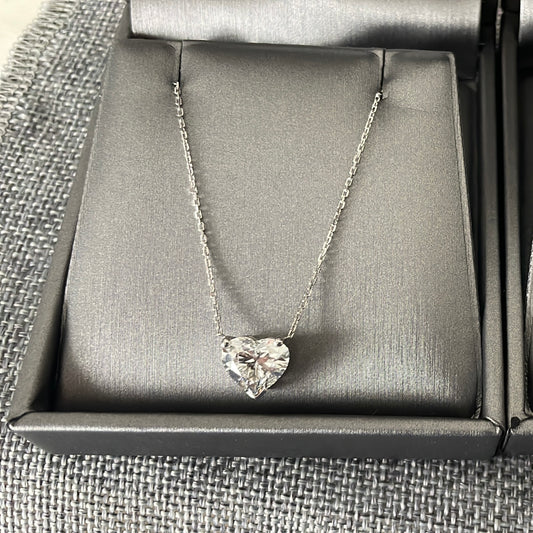Heart Solitaire Necklace