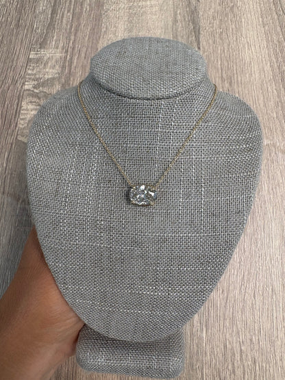 Oval Solitaire Necklace