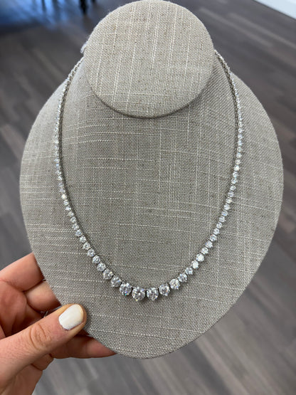 26 cttw 3 Prong Graduated Tennis