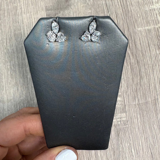 2.70 cttw 3 Stone Studs