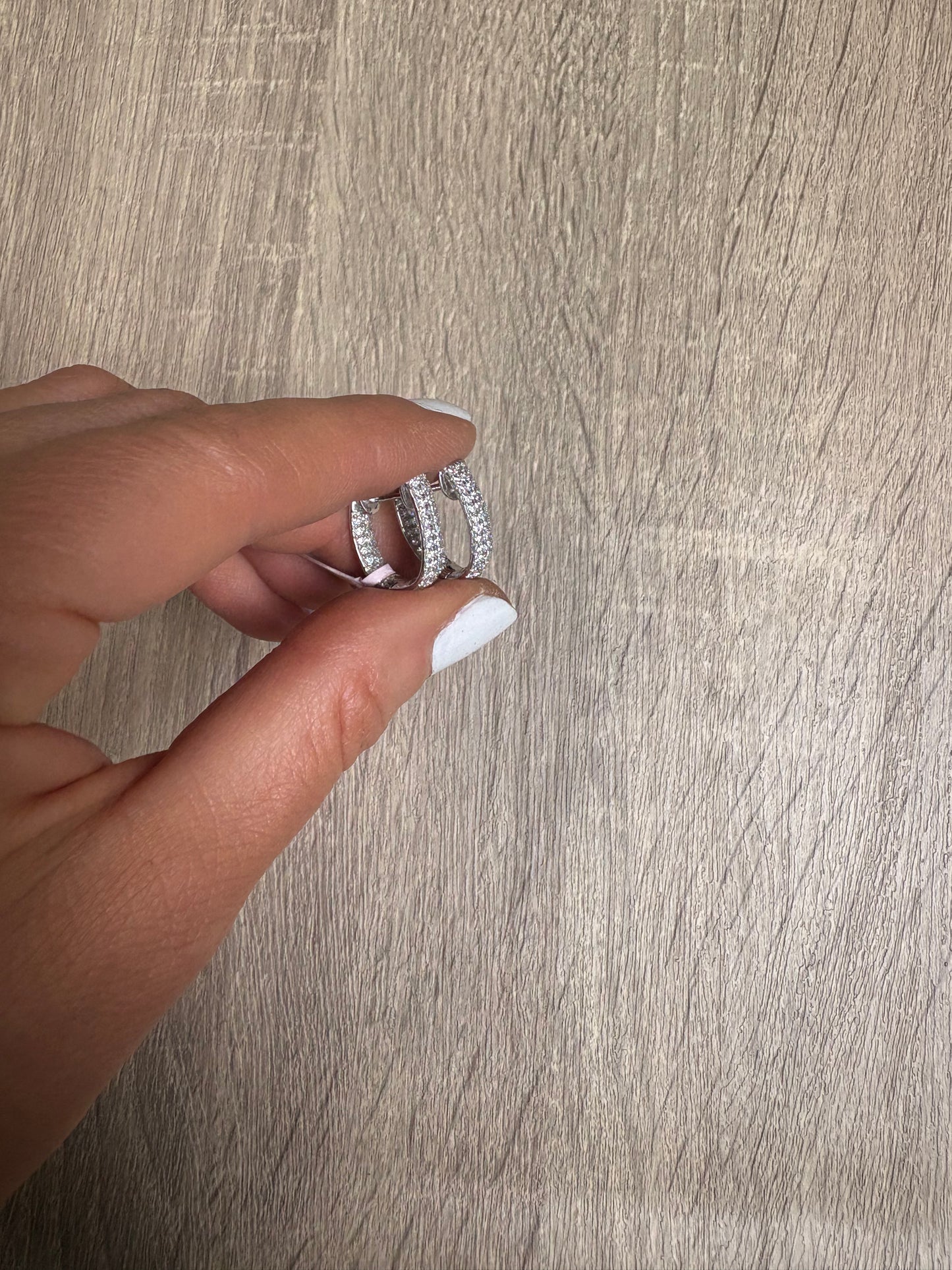 1.18 cttw Pave Huggies