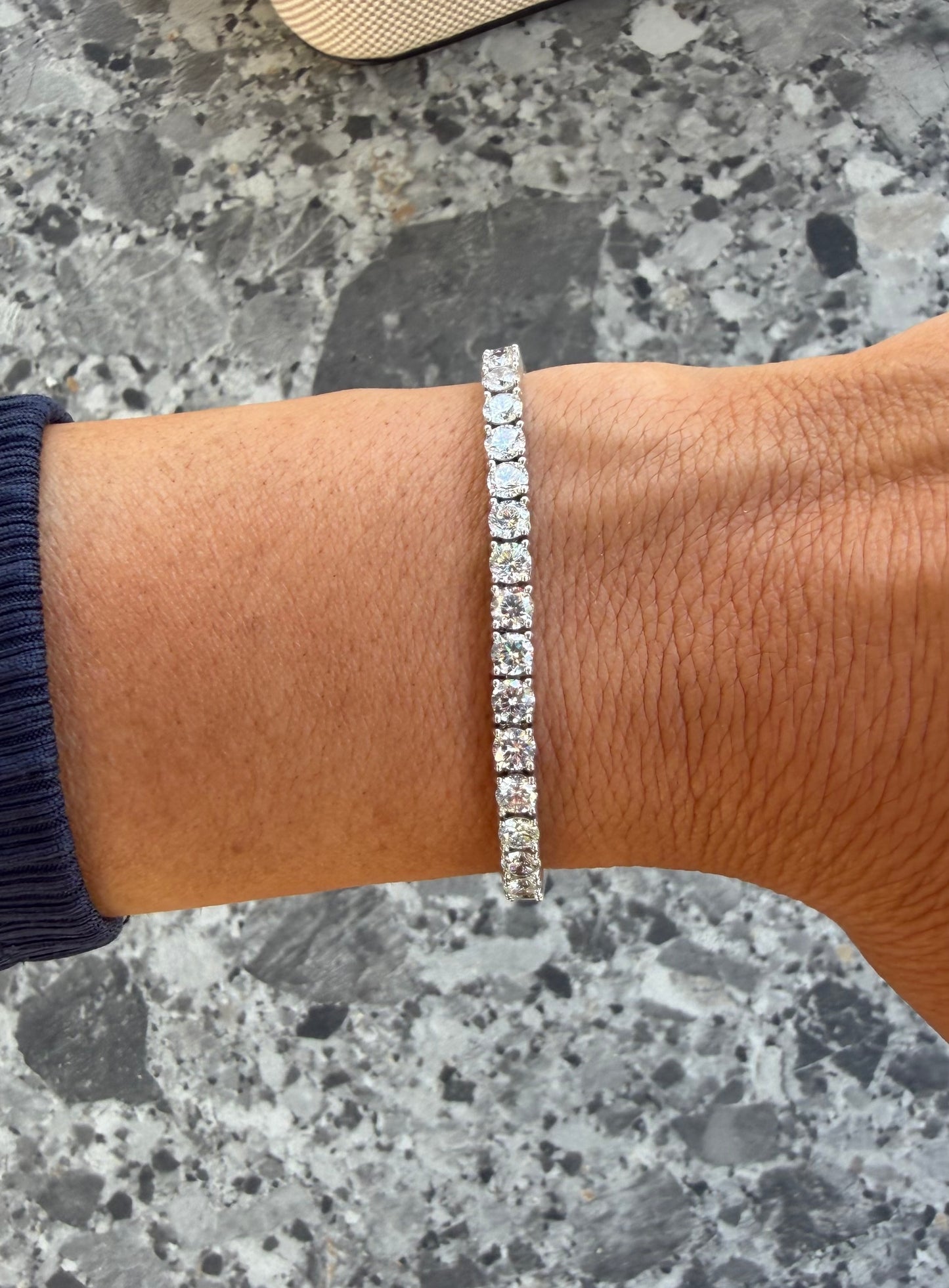 9.3 cttw round tennis bracelet