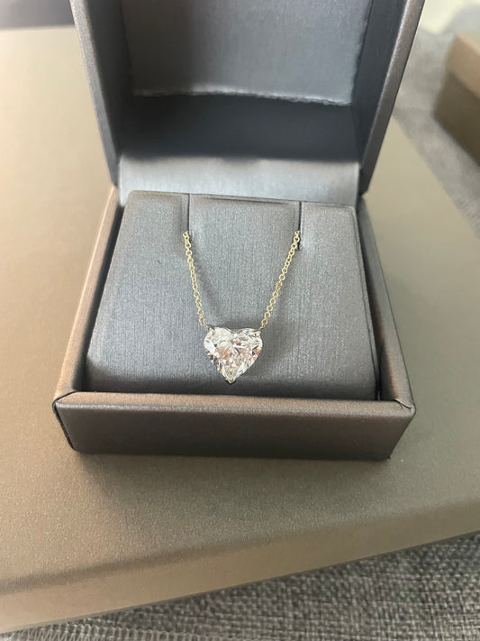 Heart Solitaire Necklace