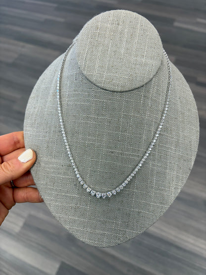 10 cttw 3 Prong Graduated Tennis