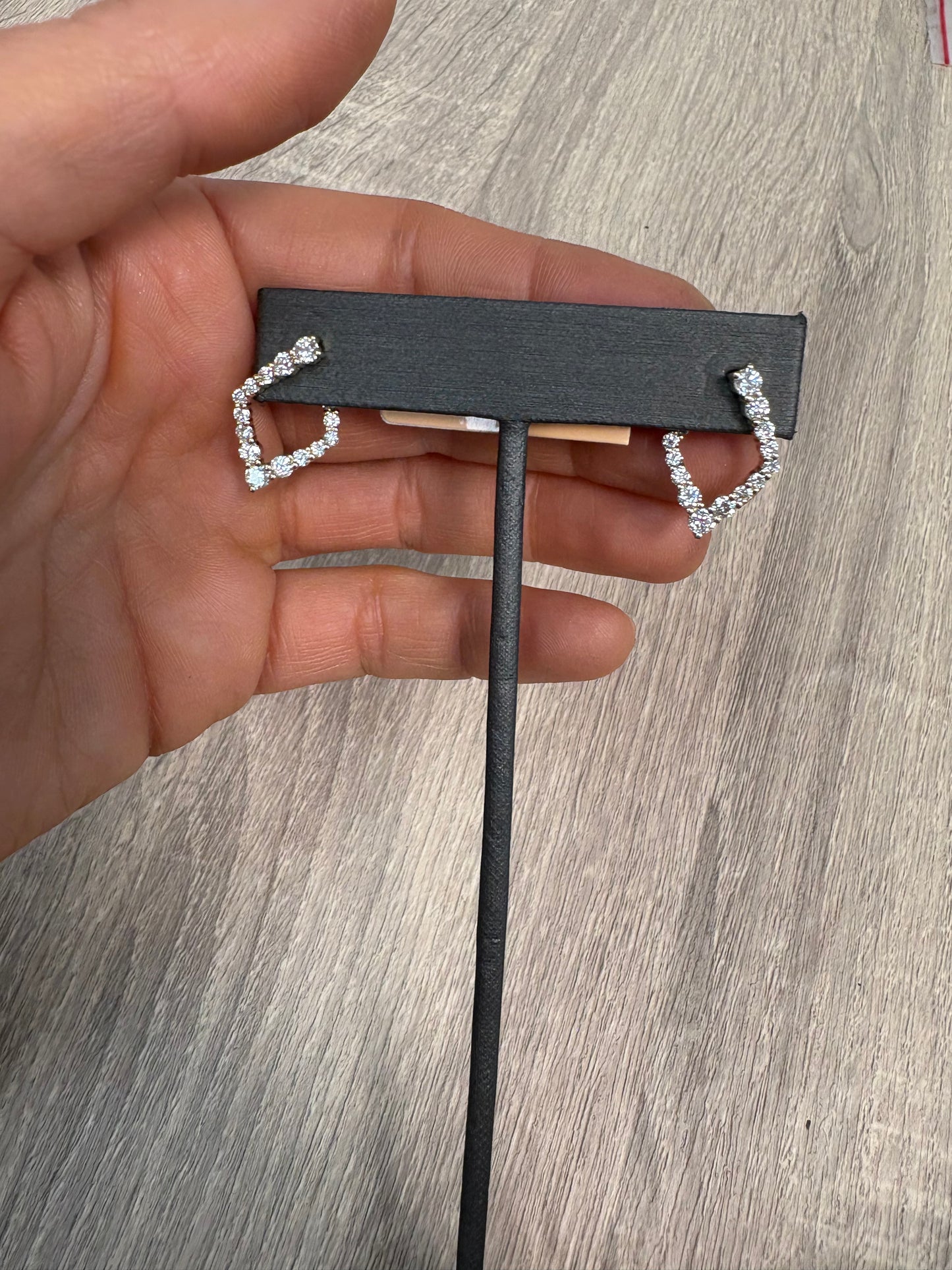 1.82 cttw Yellow Gold Front Facing Diamond Hoops