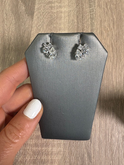 3 cttw Cluster Studs