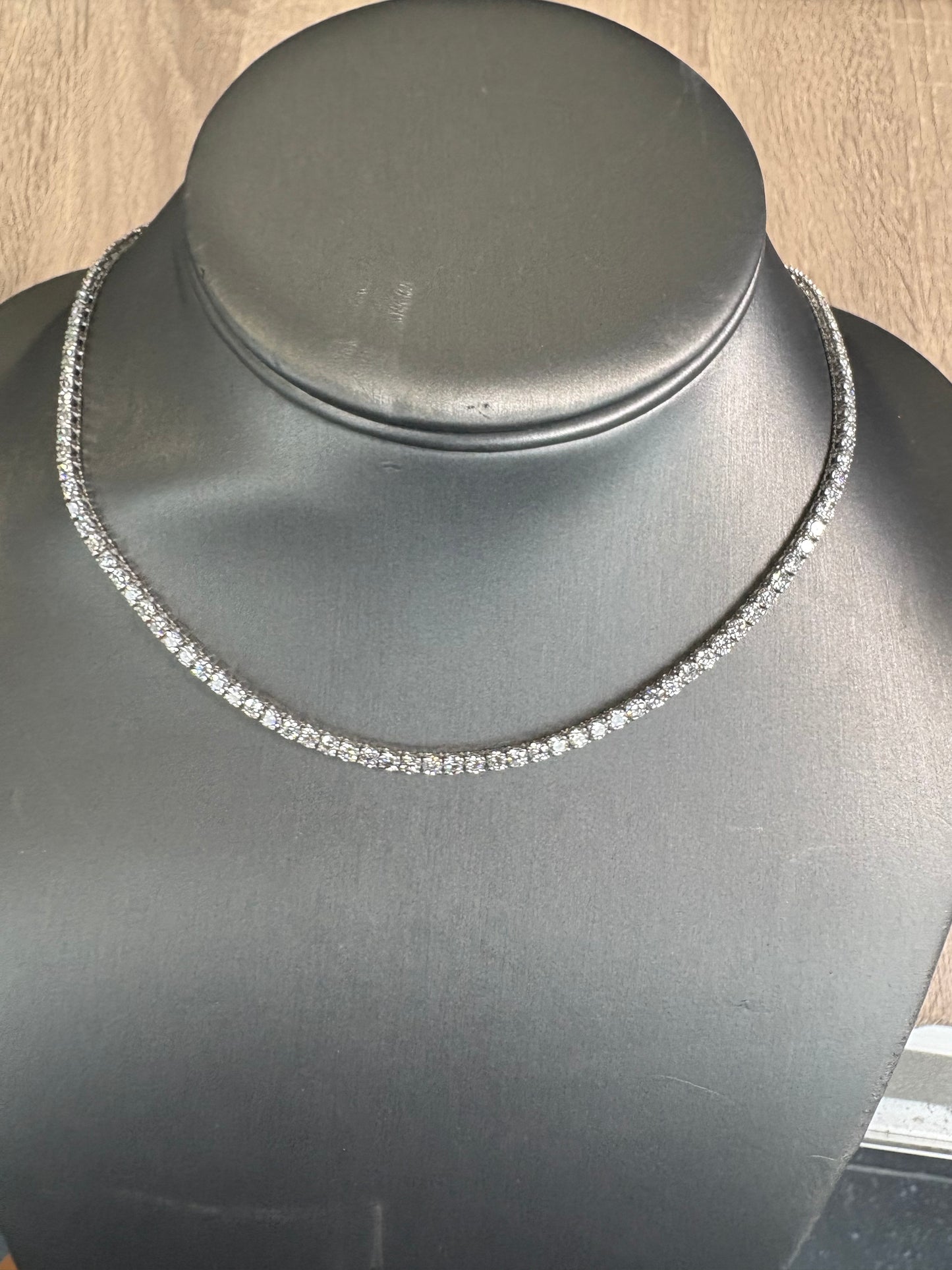 Straight Tennis Necklace