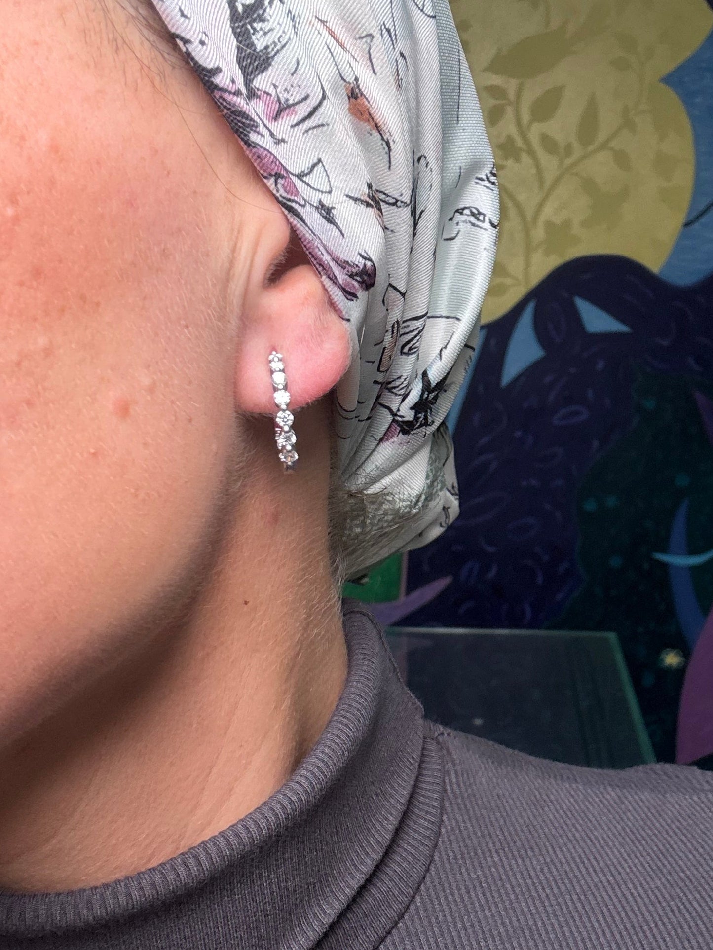 1 cttw inside out hoops