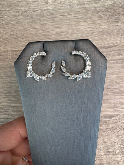 3.32 cttw Multi Shape Front Facing Hoops