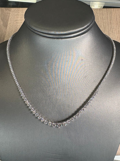 Graduated Tennis Necklace