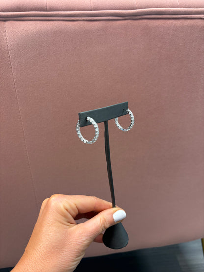 4.5 cttw Inside Out Hoops